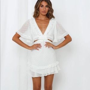 Hello Molly Ms Powerhouse Dress White - BRAND NEW WITH TAGS, never been worn!!